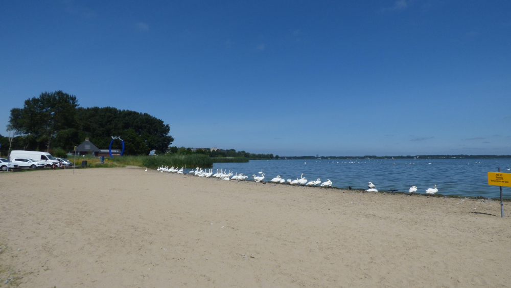 Lege stranden in Huizen